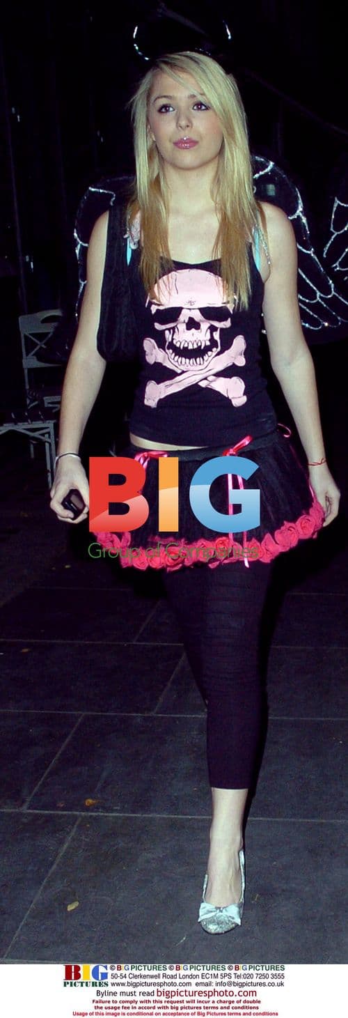 Berkeley Homes heiress Chantelle Pidgley and friend at Halloween party