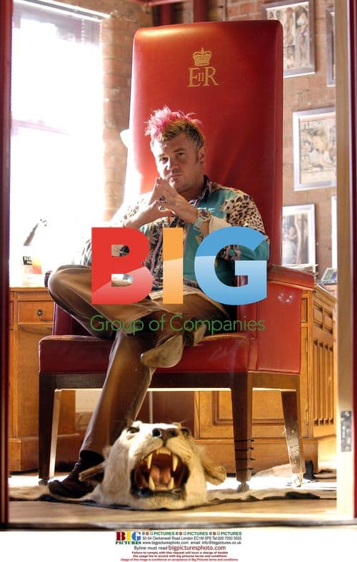 Darryn Lyons Poses for Photo Shoot in London Studio