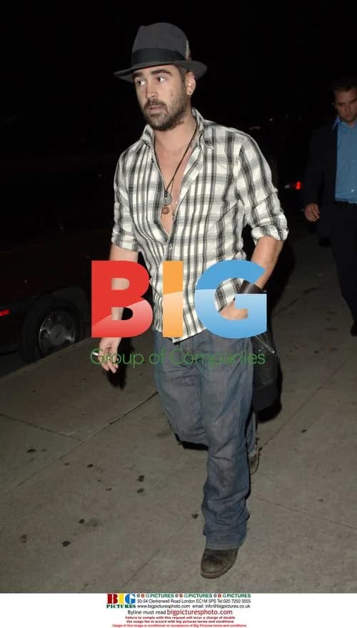 Colin Farrell Spotted at Koi Restaurant