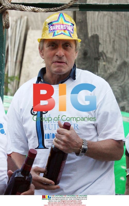 Michael Douglas at Bermuda art museum opening