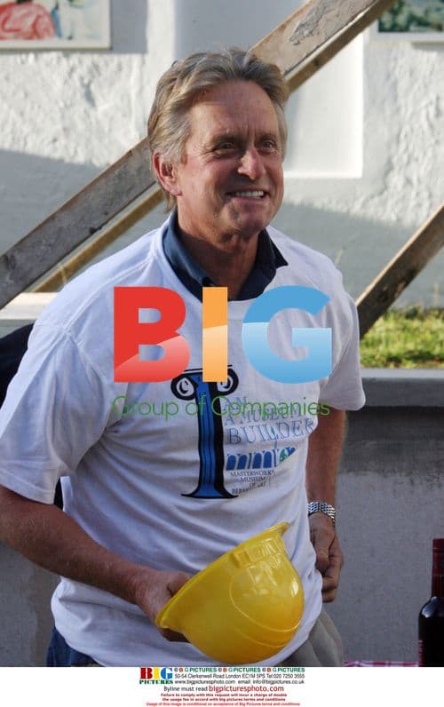 Michael Douglas at Masterworks Museum Roof Wetting