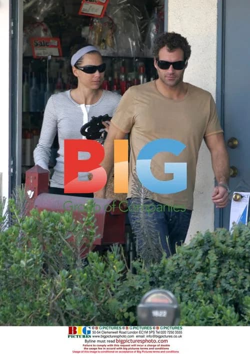 Minnie Driver and Mystery Beau in Santa Monica