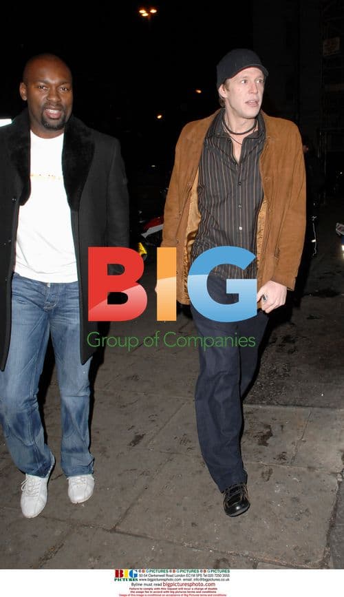 Chris Brosnan leaving Boujis club in London