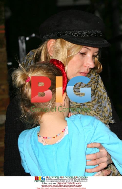 Kate Moss Picks Up Daughter Lila Grace