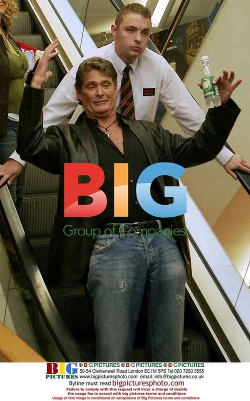 David Hasselhoff at Dublin Book Signing