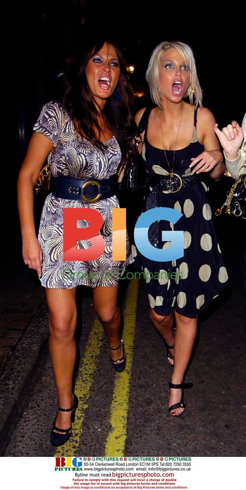 Girls Aloud's Sarah Harding Leaves Clubs in London