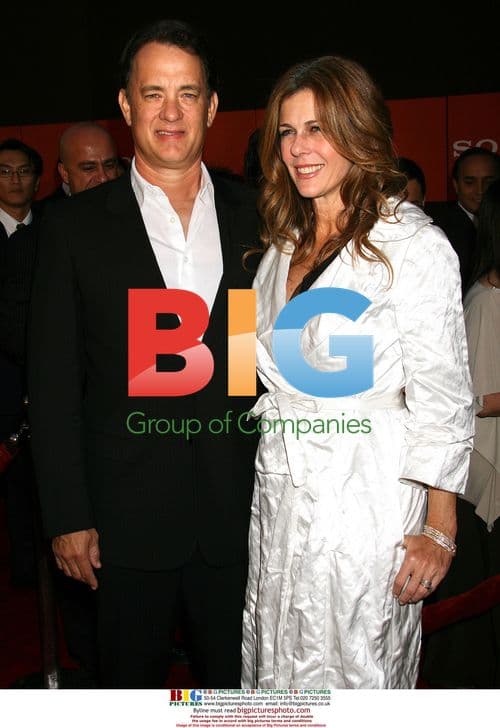 Rita Wilson and Tom Hanks at Sony Marketing Conference