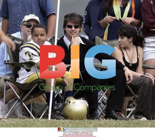 Tom Cruise Supports Daughter at Soccer Match