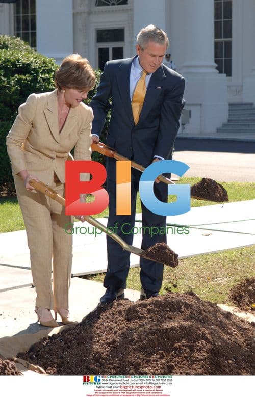 Bush and First Lady Plant Elm Tree