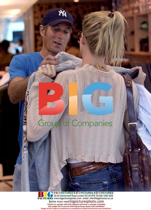 Nicollette Sheridan and Michael Bolton Shop at Kitson Men