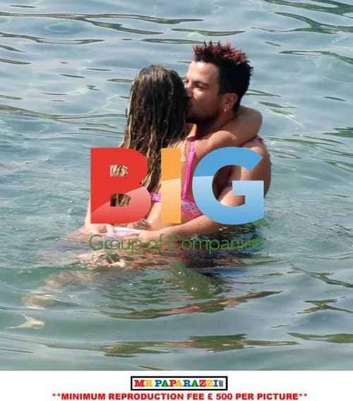 Katie Price and Peter Andre on holiday