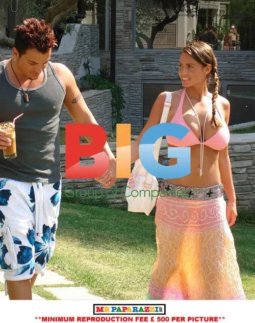 Katie Price and Peter Andre on holiday