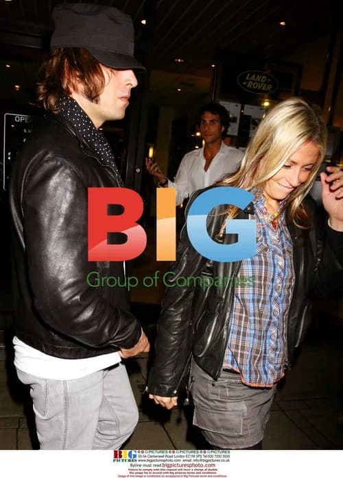 Liam Gallagher and Nicole Appleton at Nobu