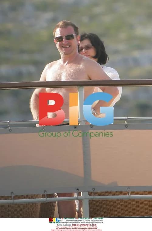 Bono on holiday in Croatia with wife