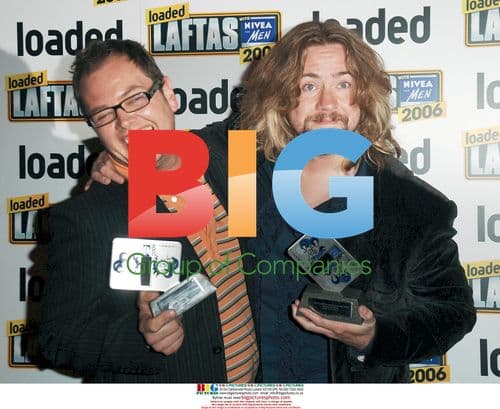 Justin Lee Collins and Alan Carr at Loaded Laftas Awards