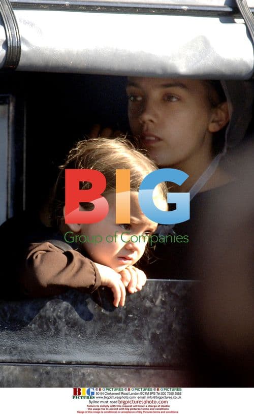 Amish Girl in Buggy Near Amish School Shooting