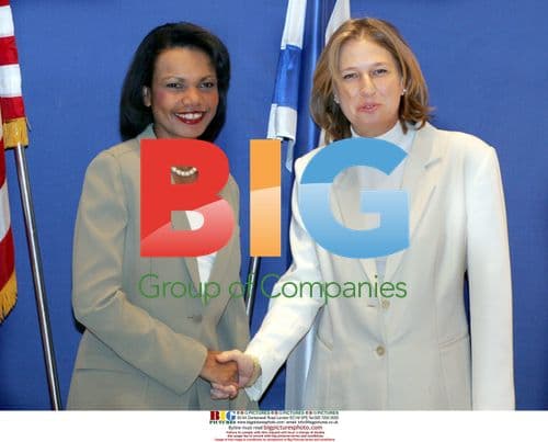 Condoleezza Rice and Tzipi Livni Meet in Jerusalem