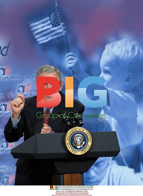 George W. Bush Speaks at School