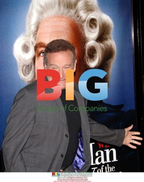 Robin Williams at "Man of the Year" film premiere