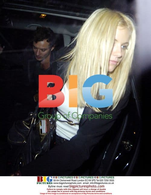 Sienna Miller and Jude Law at Pepe Jeans and Groucho Club