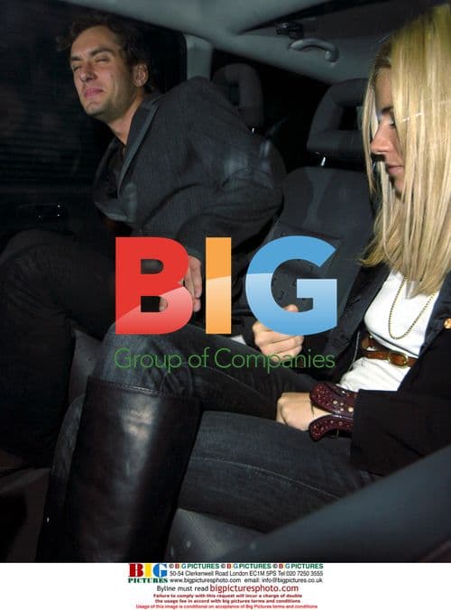 Sienna Miller and Jude Law Party at Groucho Club