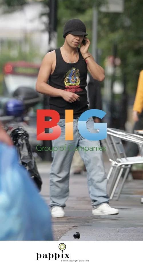 Singer Finley Quaye Smoking in London