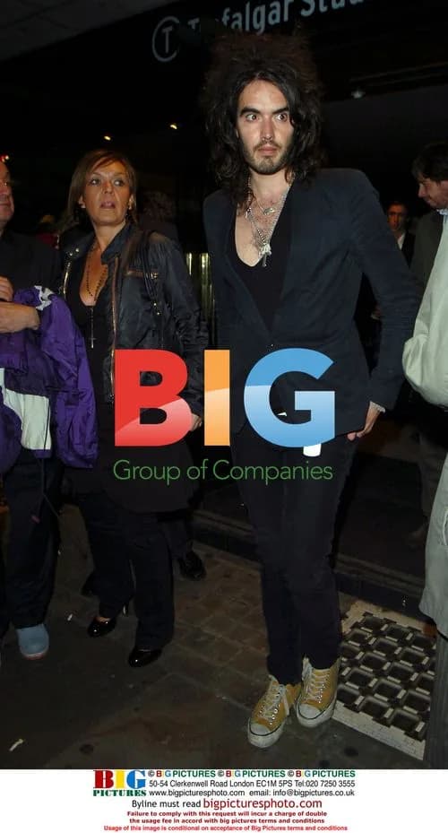 Russell Brand at 'Bent' press night