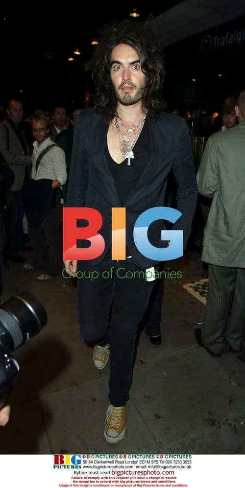 Russell Brand at 'Bent' press night