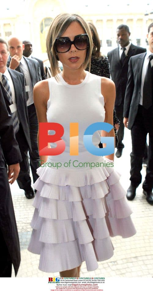 Victoria Beckham and Katie Holmes at Chanel Show