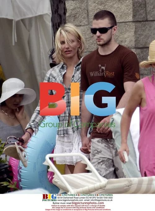 Cameron Diaz and Justin Timberlake in Hawaii