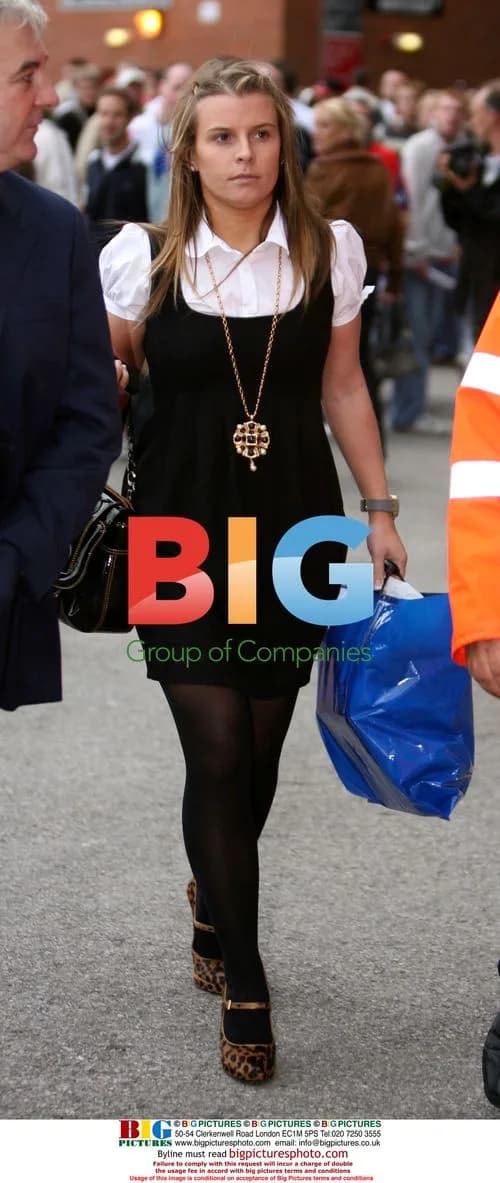 Coleen McLoughlin at Old Trafford