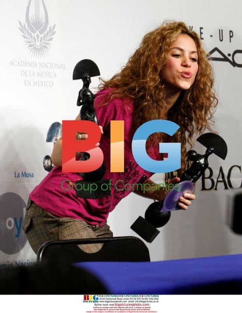 Shakira at the Veo Awards in Puebla, Mexico