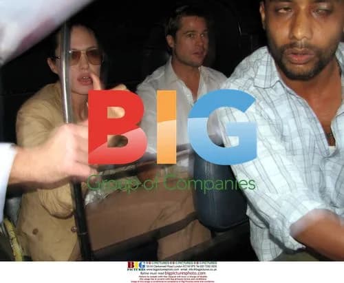 Brad Pitt and Angelina Jolie Visit India