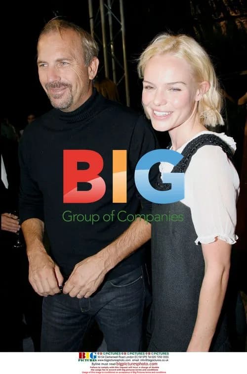 Kevin Costner and Kate Bosworth at Paris Fashion Week
