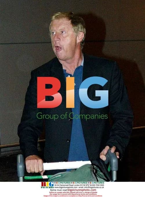 Chris Tarrant Arriving at Edinburgh Airport