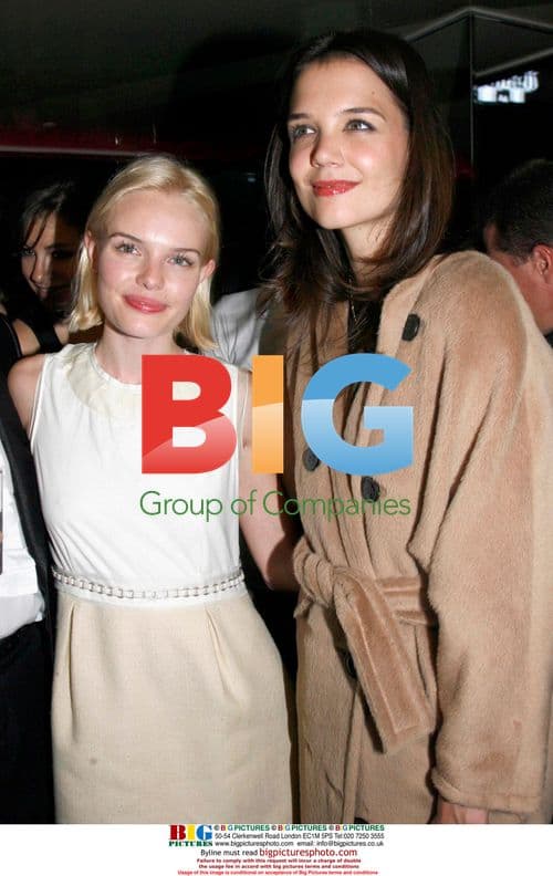 Kate Bosworth and Katie Holmes at Paris Fashion Week