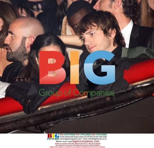 MARIO TESTINO, DEMI MOORE & ASHTON KUTCHER at Gaultier Party