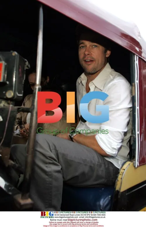 Brad Pitt and Angelina Jolie in India