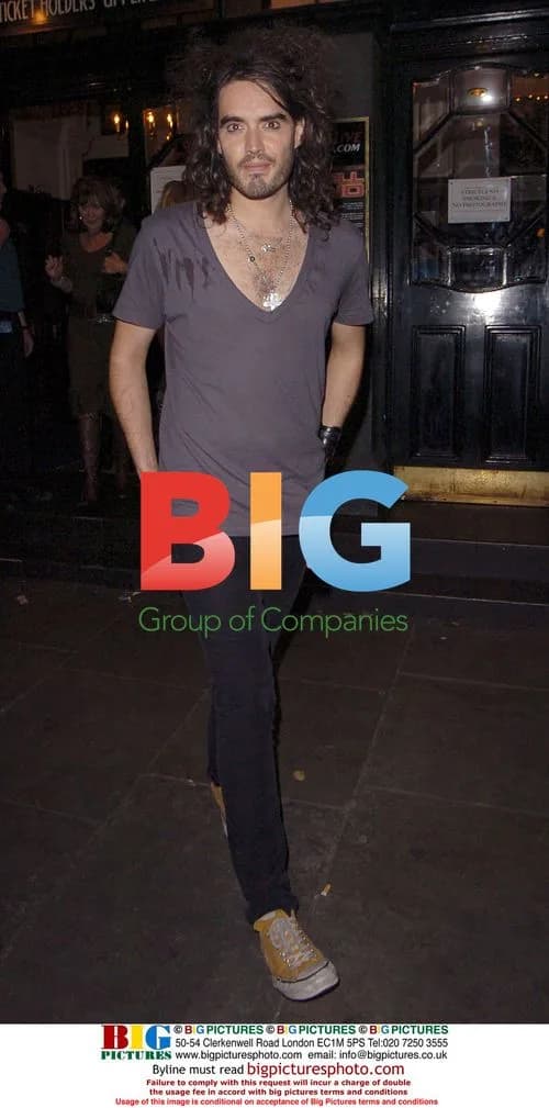 Russell Brand leaves Shepherds Bush Empire