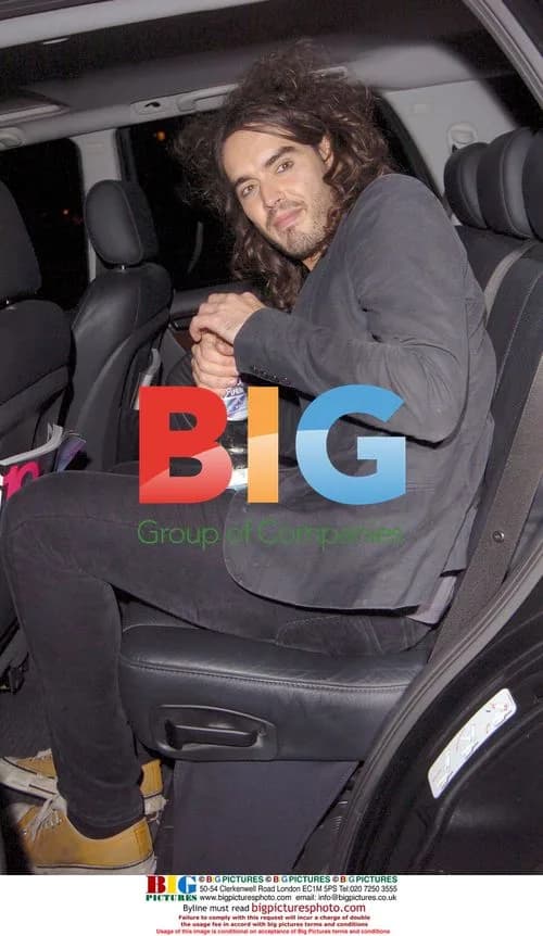 Russell Brand leaves Shepherds Bush Empire