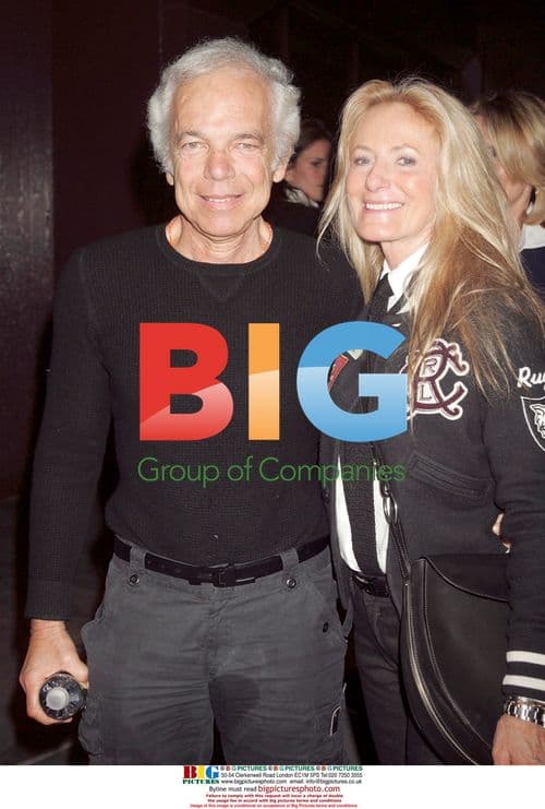Designer Ralph Lauren at Barbra Streisand concert
