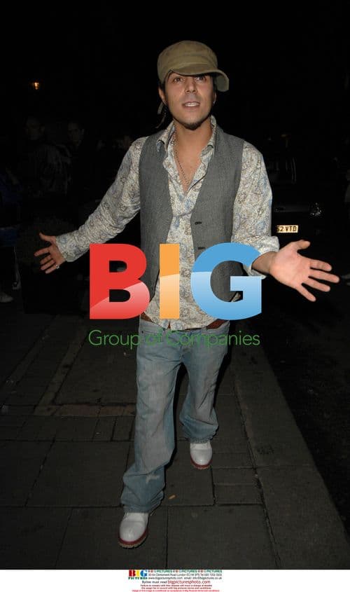 Abs Breen leaving Ashlee Simpson's 22nd birthday