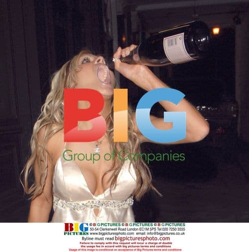 Nikki Grahame at London End of Filming Party