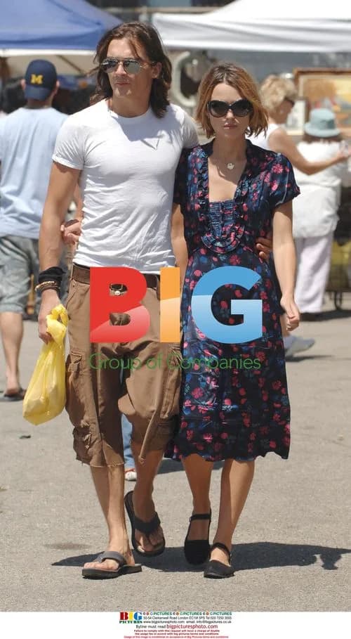 Keira Knightley shops at flea market with boyfriend