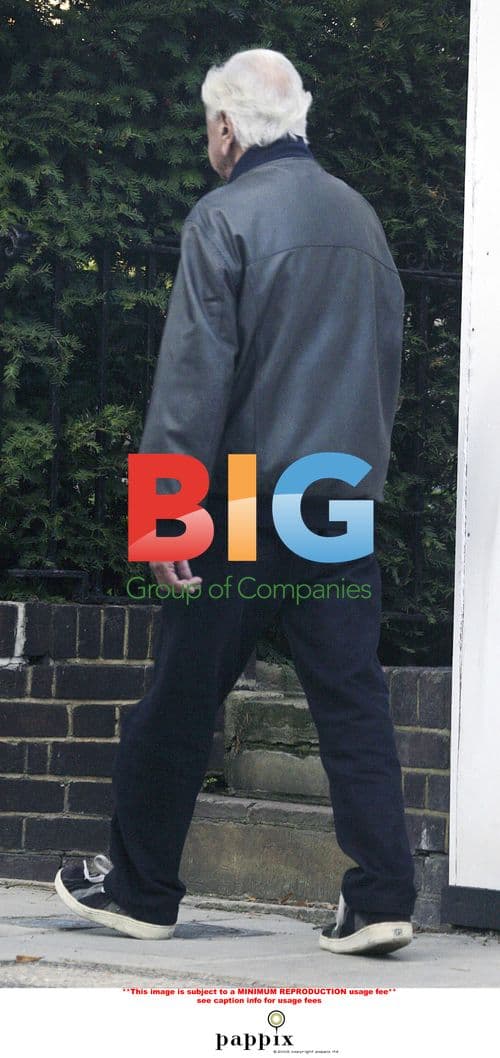 Slimmed Down Michael Winner Spotted Strolling in London