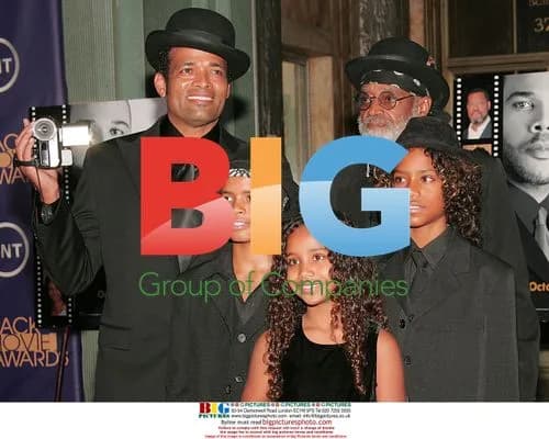 Mario Van Peebles and Family at Black Movie Awards