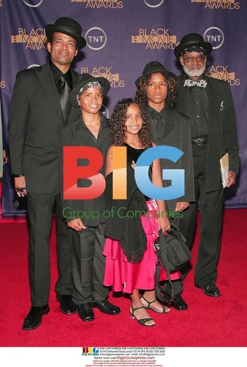 Mario Van Peebles and Family at Black Movie Awards