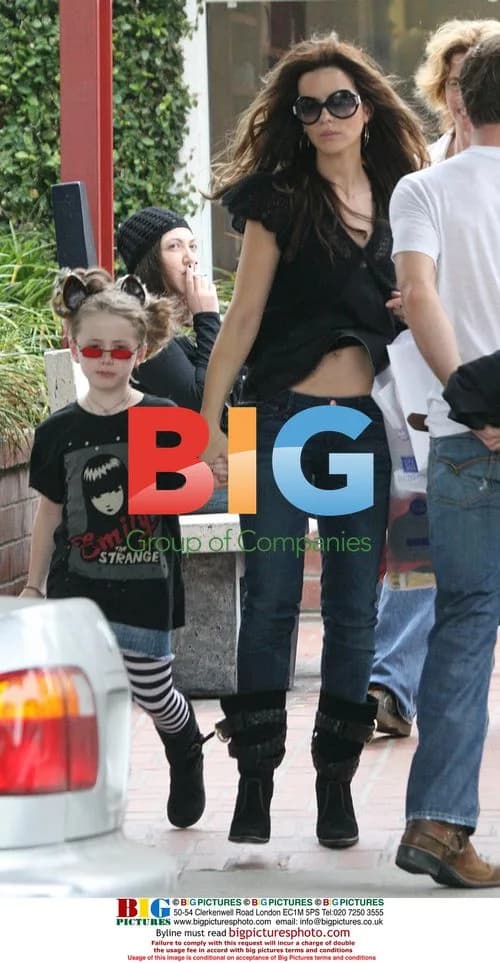 Kate Beckinsale and daughter Lily shopping