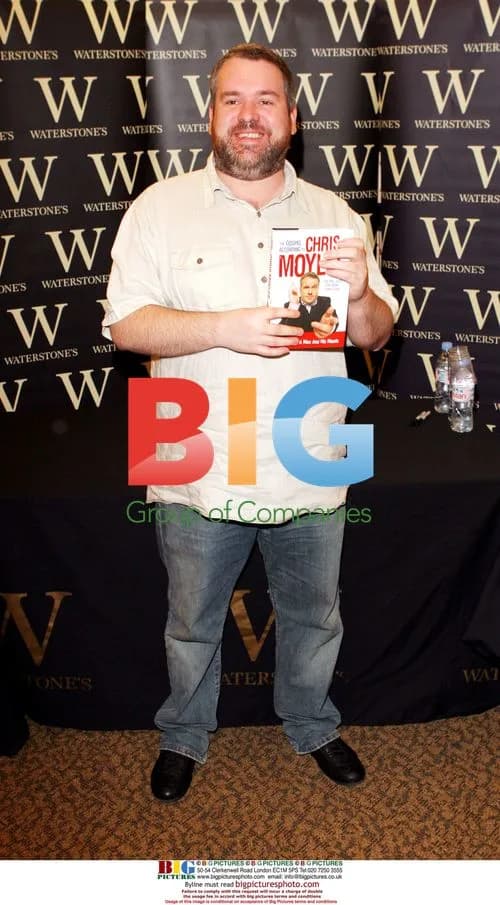 Radio DJ Chris Moyles Book Signing