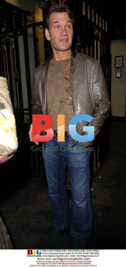 Patrick Swayze at 'Guys And Dolls' London Show